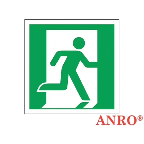 Znak ewakuacyjny „Drzwi ewakuacyjne prawe 150x 150 Z-E002 ANRO